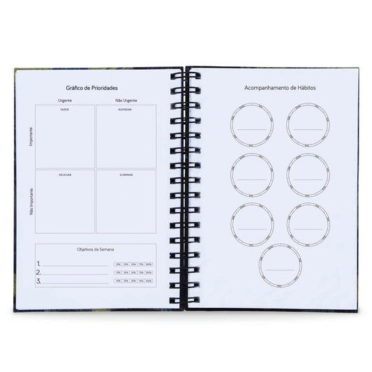 Planner Semanal Significado Liderança Capa Dura 156 Fls A5 21x15cm