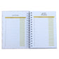 Planner de Leitura Capa Dura Toque Aveludado, 220 Páginas, 21x14,8cm
