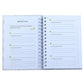 Planner de Leitura Capa Dura Toque Aveludado, 220 Páginas, 21x14,8cm