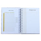 Planner de Leitura Capa Dura Toque Aveludado, 220 Páginas, 21x14,8cm