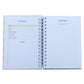 Planner de Leitura Capa Dura Toque Aveludado, 220 Páginas, 21x14,8cm