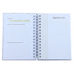 Planner de Leitura Capa Dura Toque Aveludado, 220 Páginas, 21x14,8cm