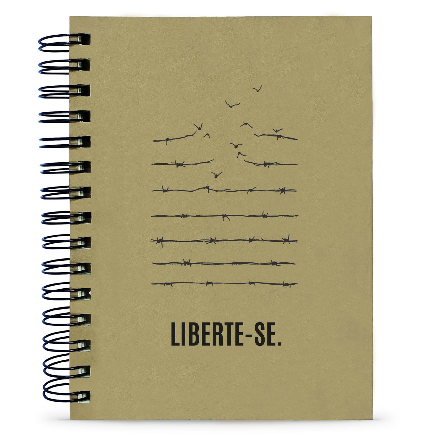 Caderno "Liberte-se" Capa Dura 125 Fls Papel 90g Tamanho A5