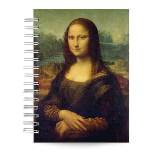 Caderno Mona Lisa Capa Dura 125 Folhas Tamanho A5