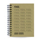 Caderno Pautado Minimalista 125 Folhas 90g A5 Penso Logo Existo