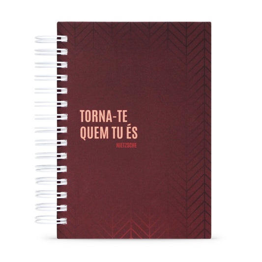 Planner Diário Premium Capa Dura e Toque Aveludado, 212 Folhas, 365 Citações, A5 21x15cm