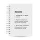 Planner Diário Básico Permanente 365 Dias Capa Dura A5 Kaizen