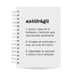 Caderno Pautado Significado Antifrágil 125 Folhas 90g A5