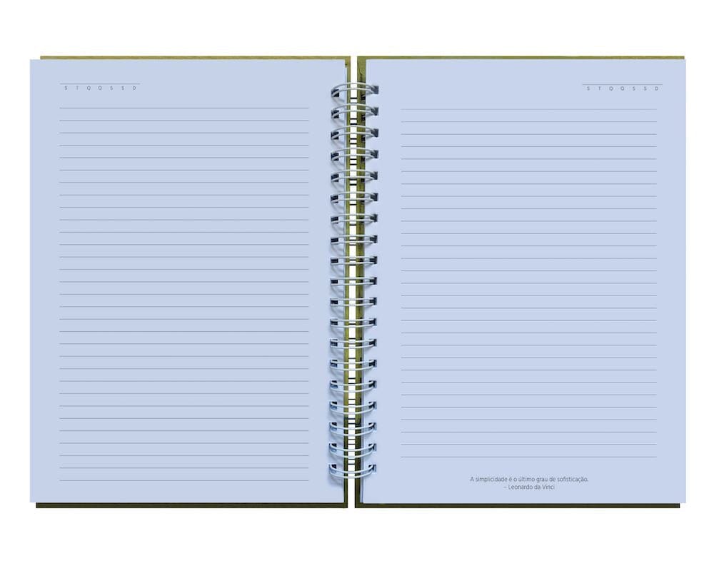 Caderno Universitário 10 Matérias 200 Folhas 90g A4 Girassóis