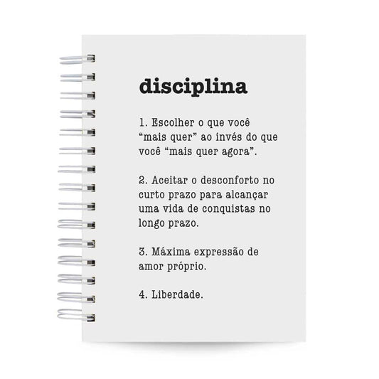 Caderno Significado Disciplina Capa Dura 125 Folhas 90g Pautado A5