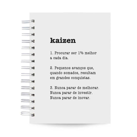 Caderno Significado Kaizen Capa Dura 125 Folhas 90g Pautado A5