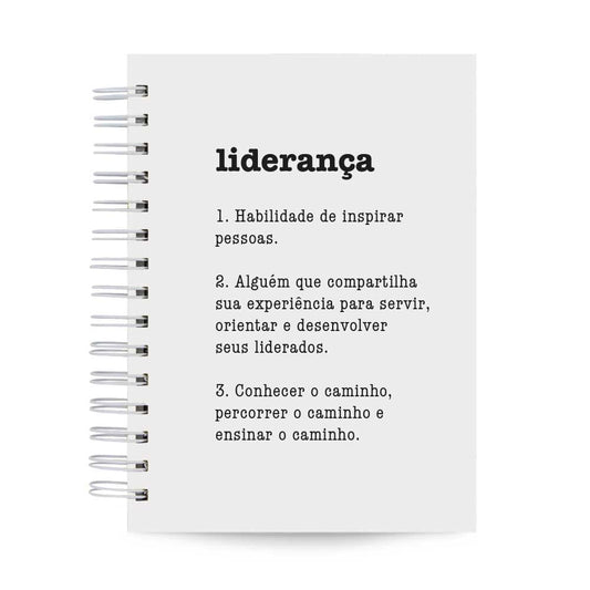 Caderno Significado Liderança Capa Dura 125 Folhas 90g Pautado A5