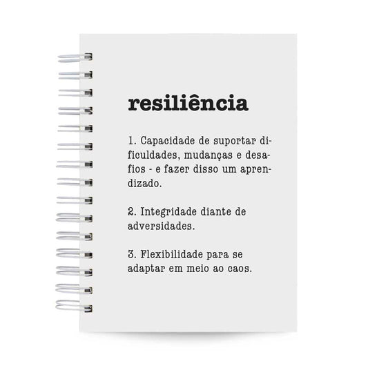 Planner Semanal Significado Resiliência Capa Dura 156 Fls A5 21x15cm